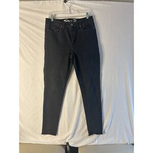 Seven7 Women's Black Size 1 0 Mid Rise Skinny
